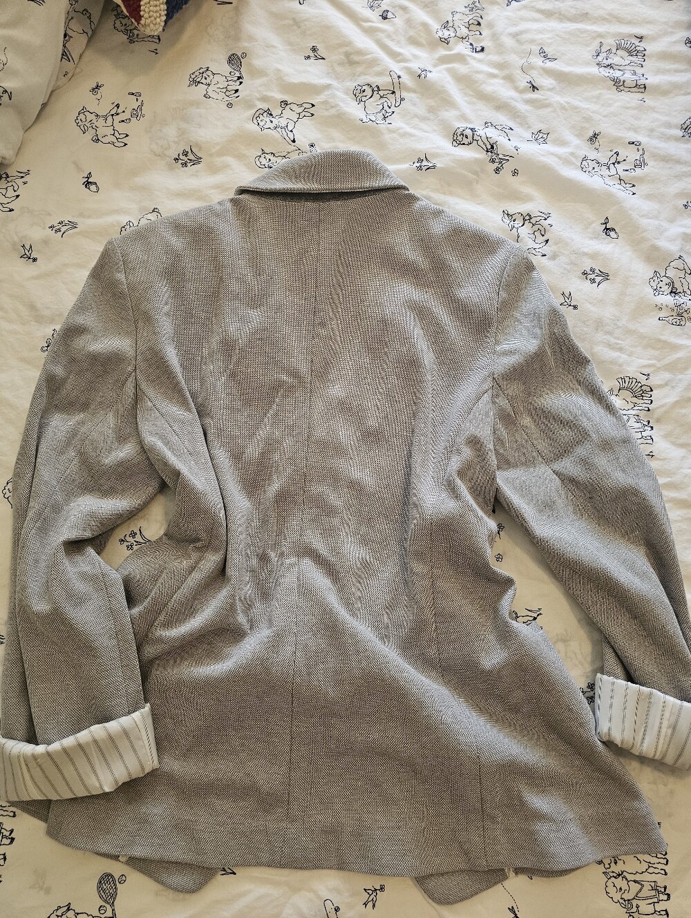 Express Women's Gray Blazer - Picture 2 of 4